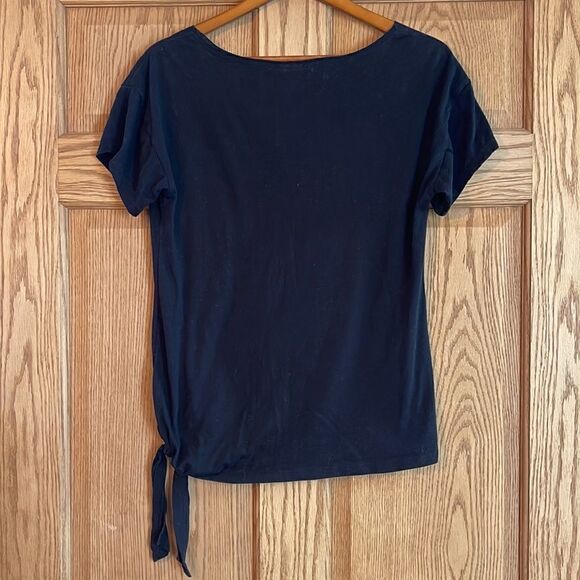 VICTORIA'S SECRET PINK Tie Front Logo Tee - Picture 7 of 9